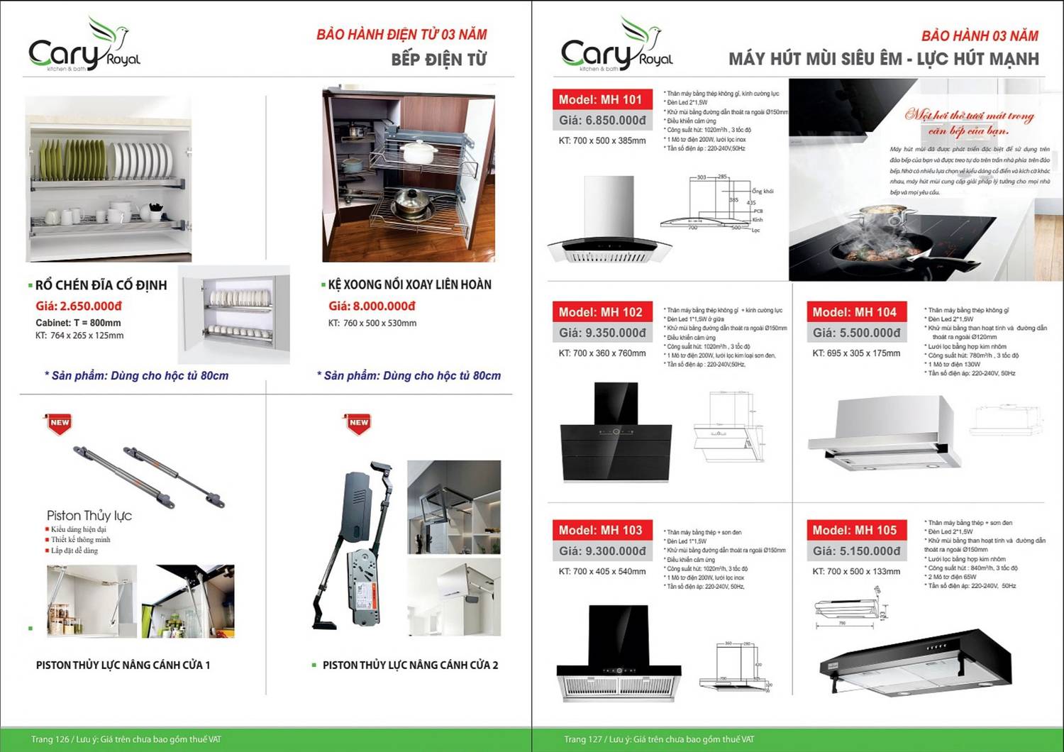 Thiết bị vệ sinh CARY ROYAL Catalogue và Bảng giá mới nhất 2024 - 2025 /Page 64